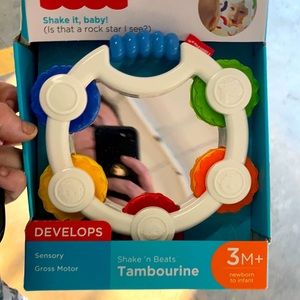 Brand new  Fisherprice Shake N Beats Tambourine